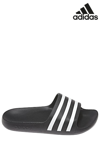 adidas Black Adilette Aqua Kids Sandals (312289) | £15