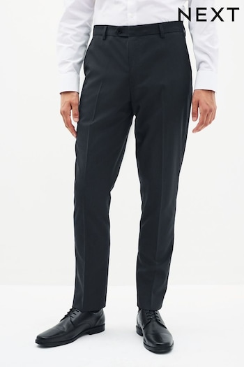 Navy Blue Slim Stretch Smart Trousers Fit (312903) | £24