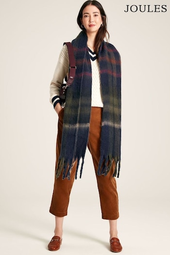 Joules Folley Navy Warm Handle Scarf (312944) | £29.95