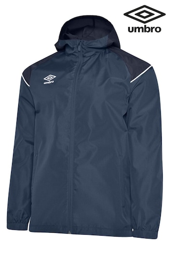 Umbro Blue Junior Hooded Shower Jacket (312977) | £38
