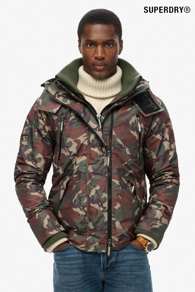 Buy Men s Jackets Superdry Camouflage Coatsandjackets Online Next UK
