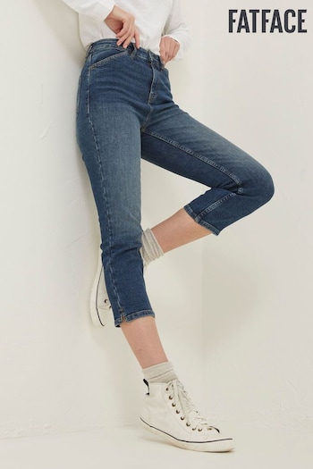 FatFace Blue Sway Capri Bukser Jeans (313126) | £46