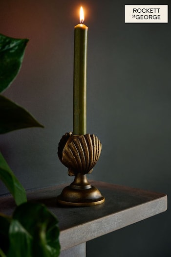 Rockett St George Gold Taper Candle Holder (313163) | £12
