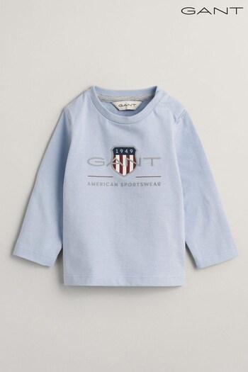 GANT Baby Shield Logo Long Sleeve T-Shirt (313214) | £25