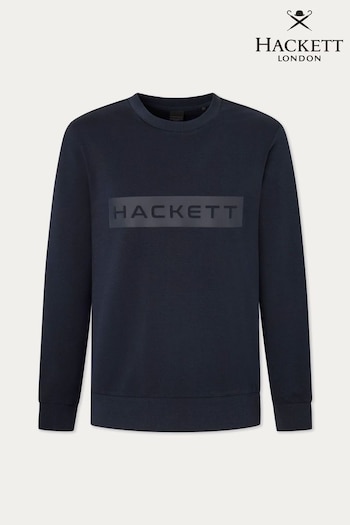 Hackett London Men Blue Sweat Top (313287) | £110