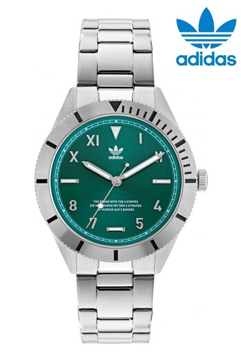 adidas Originals Gents Silver Tone Edition Three Watch (313494) | £99