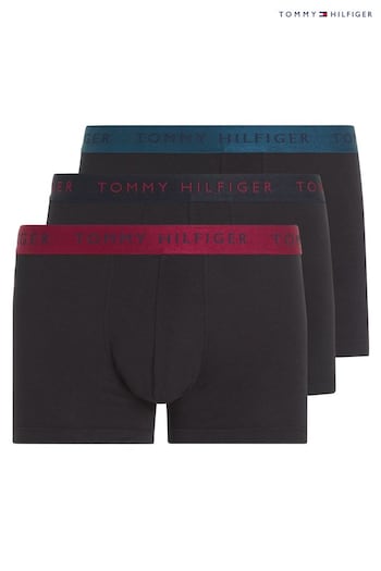 Tommy Hilfiger Blue Metallic Trunks 3 Pack (313712) | £45