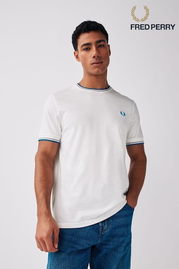 Fred Perry Twin Tipped Logo T-Shirt (313880) | £50