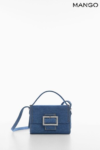 Mango Blue Denim Bag With Long Handle (313897) | £30