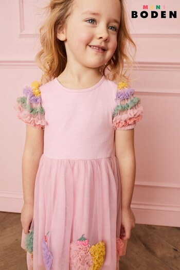 Boden Pink Tulle Dress (313992) | £52 - £58