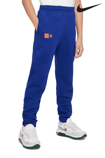 Nike Blue Barcelona Fleece waistband Trousers (314272) | £38