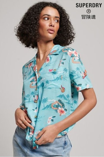 Superdry Natural Beach Resort Shirt (314400) | £40