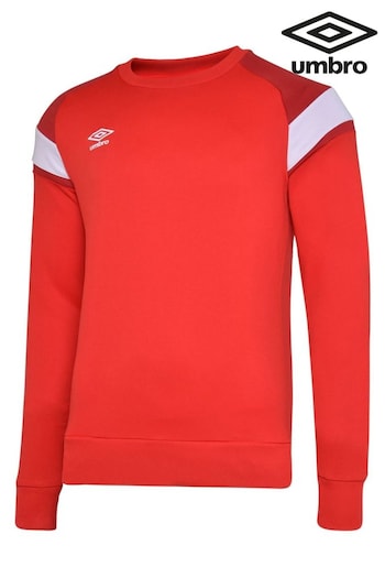 Umbro Orange Junior Poly Fleece Sweatshirt (314548) | £26