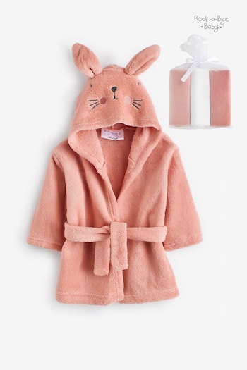Little Gent Hooded Robe Set with Muslin Cloth 3 Packs (314555) | £24