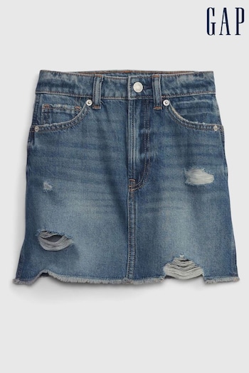 Gap Blue High Rise Denim Skirt (5-14yrs) (314781) | £20