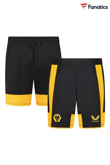 Fanatics Wolverhampton Wanderers Home Pro Black Shorts 2022-23 (314798) | £45