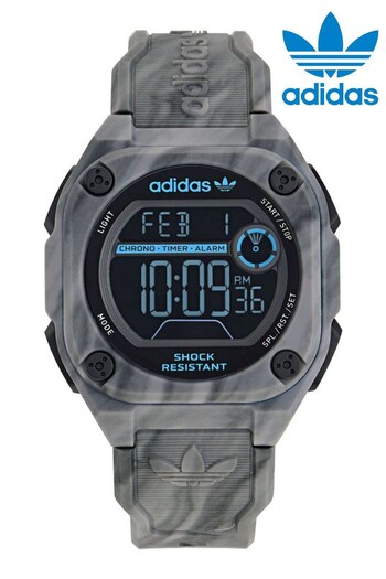 adidas Originals Grey City Tech Two Grfx Watch (315049) | £119