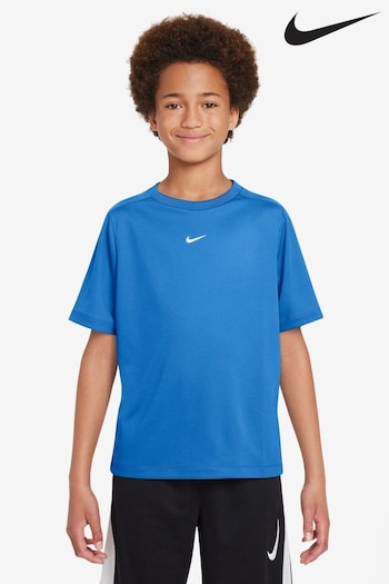 Nike Bright Blue Dri-FIT Multi + Training T-Shirt (315263) | £18