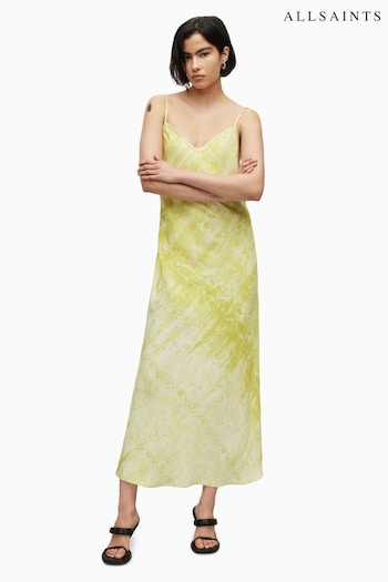 AllSaints Yellow Bryony Estrella Dress (315419) | £99