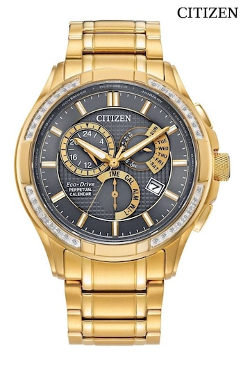 Citizen Gents Gold Eco-Drive Classic Bracelet Watch (315555) | £799