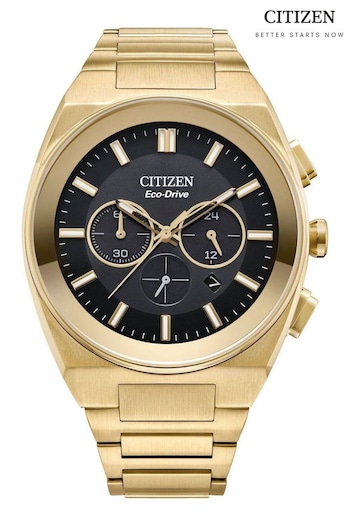 Citizen Gents Gold Eco-Drive Bracelet Watch (315676) | £429