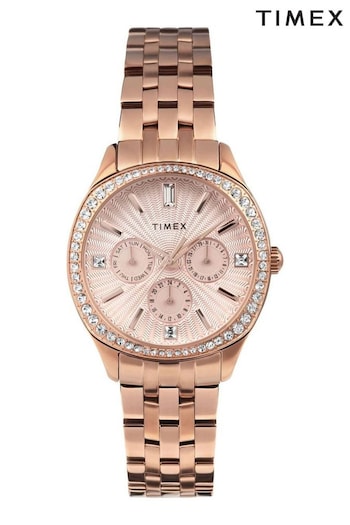 Timex Ladies Cushion Multifunction Watch (315697) | £160