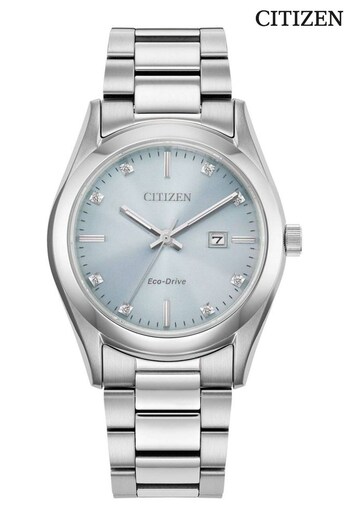 Citizen Ladies Silver Tone Eco-Drive Bracelet Watch (315749) | £299