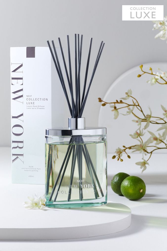 Collection Luxe New York Jasmine Orange Blossom Fragranced Reed 400ml Diffuser (316039) | £30