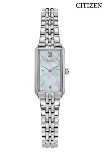 Citizen Ladies Silver Eco-Drive Bracelet Watch (316068) | £229