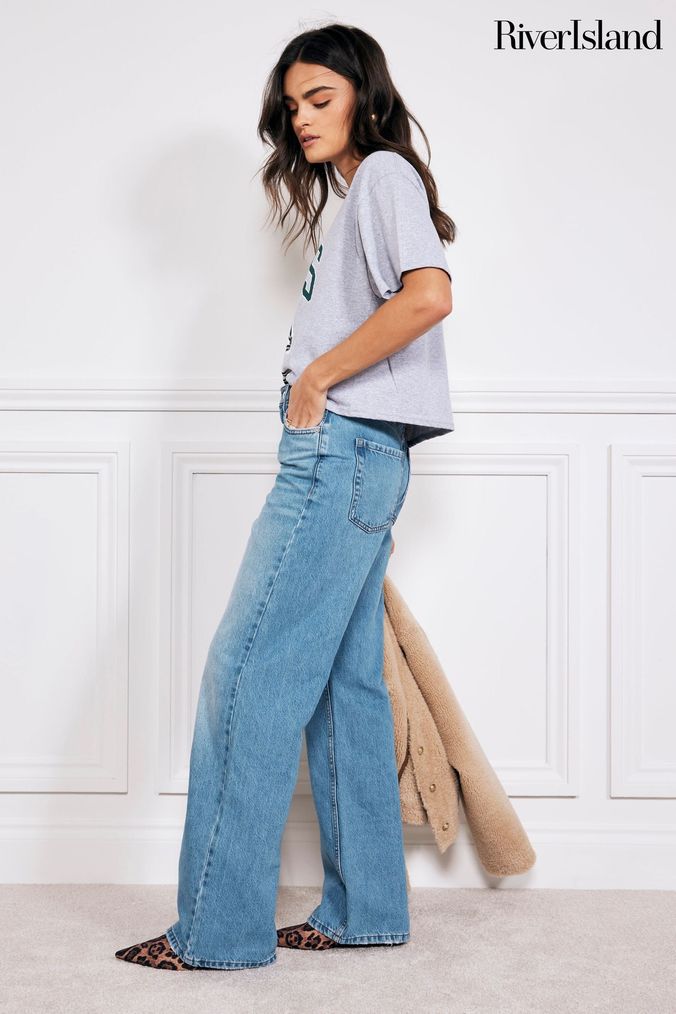 High waisted hot sale jeans next
