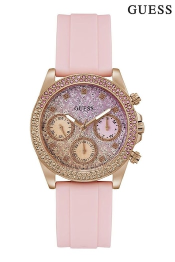 Guess Ladies Pink Sparkling Watch (316486) | £259