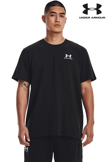 Under Armour Black Logo Heavyweight T-Shirt (316850) | £36