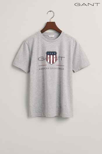 GANT Archive Shield Logo Black T-Shirt (316867) | £30