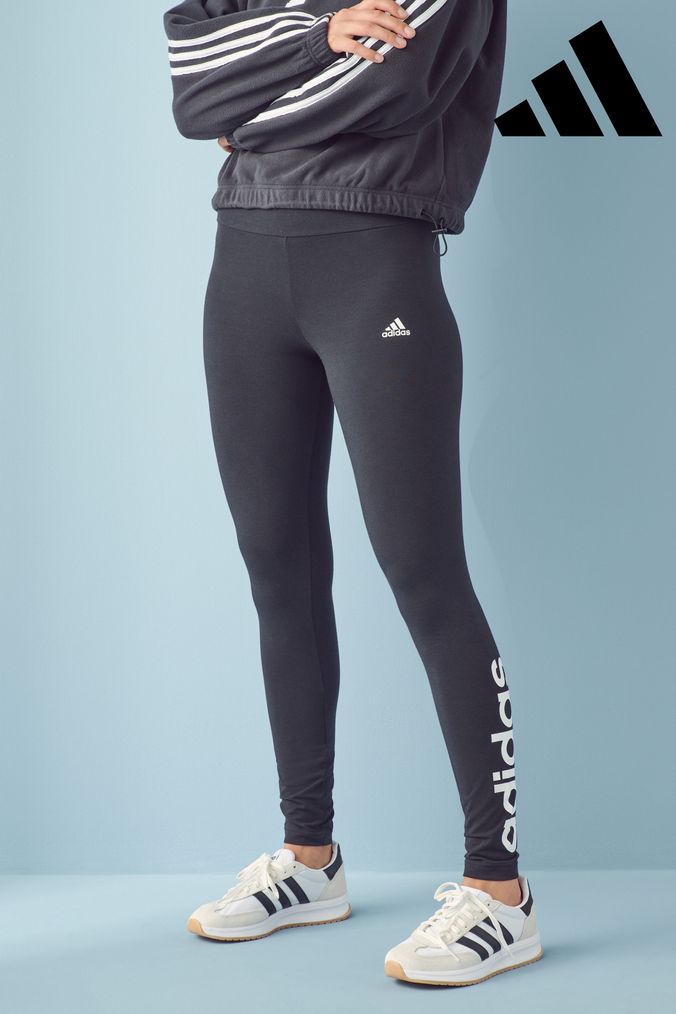 adidas Black Sportswear Essentials High-waisted Logo Leggings (317290) | £23