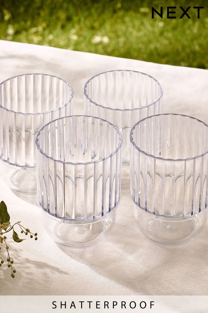 Next plastic top glasses