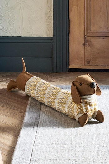 Brown Don the Dachshund Draught Excluder (317821) | £28
