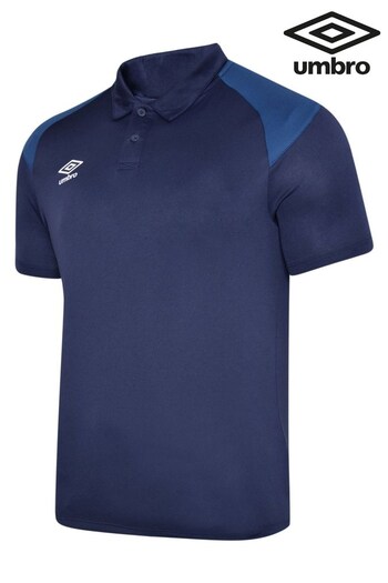 Umbro Blue Junior Poly Polo Shirt (318152) | £19