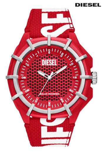 Diesel Gents Red Cliffhanger Framed Watch (318557) | £219
