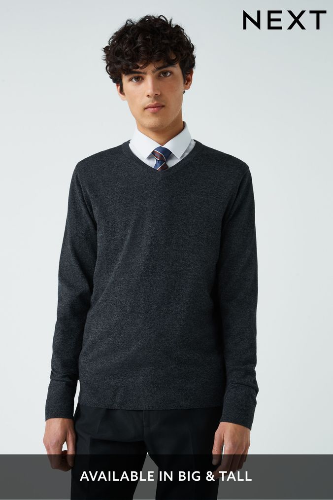 V neck discount jumper mens next