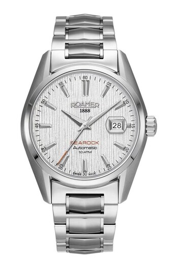 Roamer Gents Silver Tone Searock Watch (318958) | £699