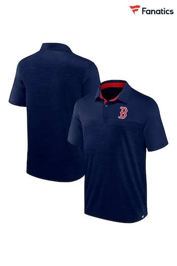 Fanatics Blue Boston Sox Fundamentals Polo Shirt (319371) | £40
