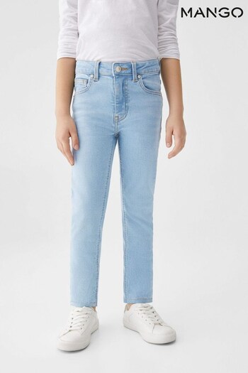 Mango Blue Skinny Jeans LEGGINGS (319954) | £18