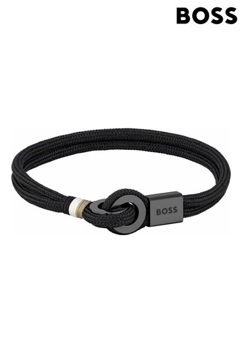 BOSS Black Jewellery Gents Thad Sport Cord Bracelet (320019) | £69
