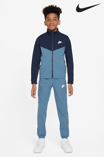 Nike Light Blue Poly Tracksuit (320376) | £50