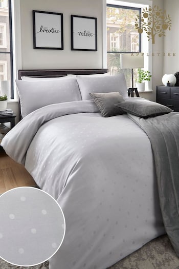 Appletree Silver Cecily Duvet Cover Set (320525) | £45 - £60