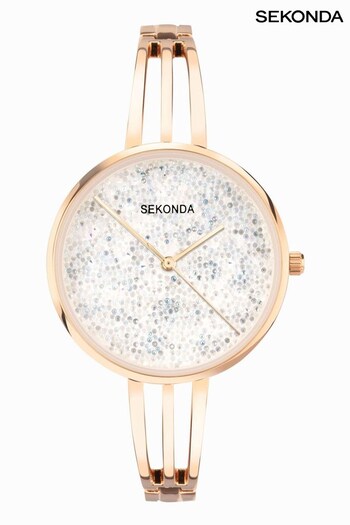 Sekonda Ladies Gold Tone Stardust Alloy Bracelet Watch (320604) | £75