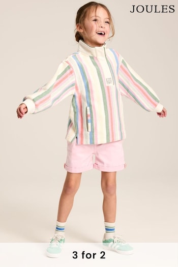 Joules Girls' Burnham Multi Stripe Funnel Neck Sweatshirt (320810) | £39.95 - £42.95