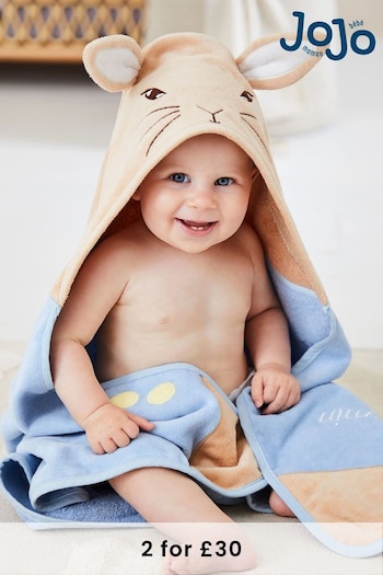 JoJo Maman Bébé Peter Rabbit Hooded Towel (320998) | £21