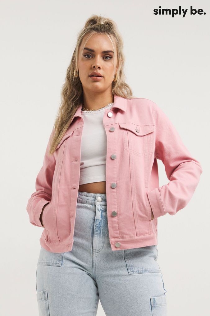Women's Pink Denim Jacket | Designer Desirables