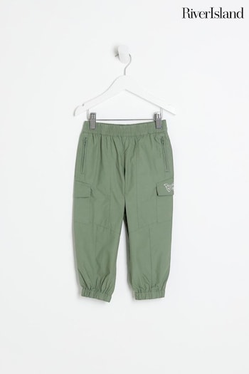 River Island Green Pull On Cargo Girls Trousers (321280) | £22
